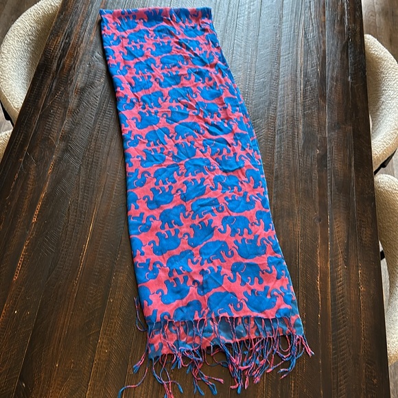Lilly Pulitzer Elephant Cashmere Scarf - Picture 6 of 6